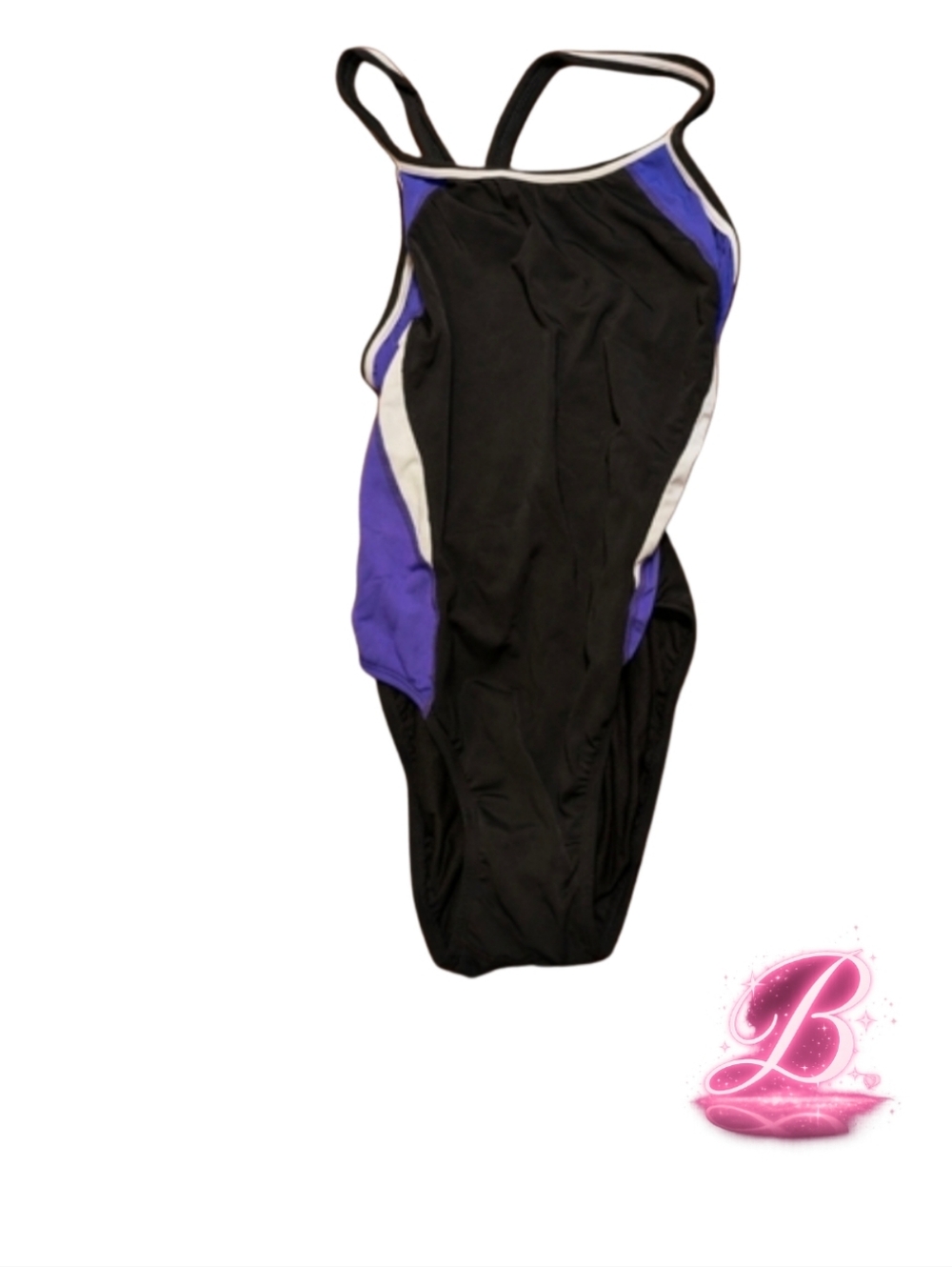 🎀Dolfin Swimwear Tag in Black, Purple and White - NWT
